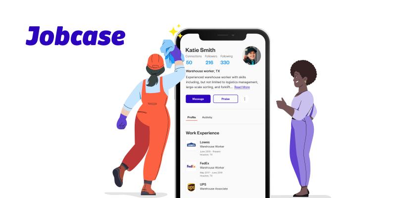 Jobcase app: profile tips to get hired