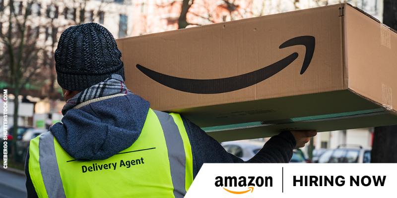 Hiring now: Amazon warehouse, work from home, delivery & more!